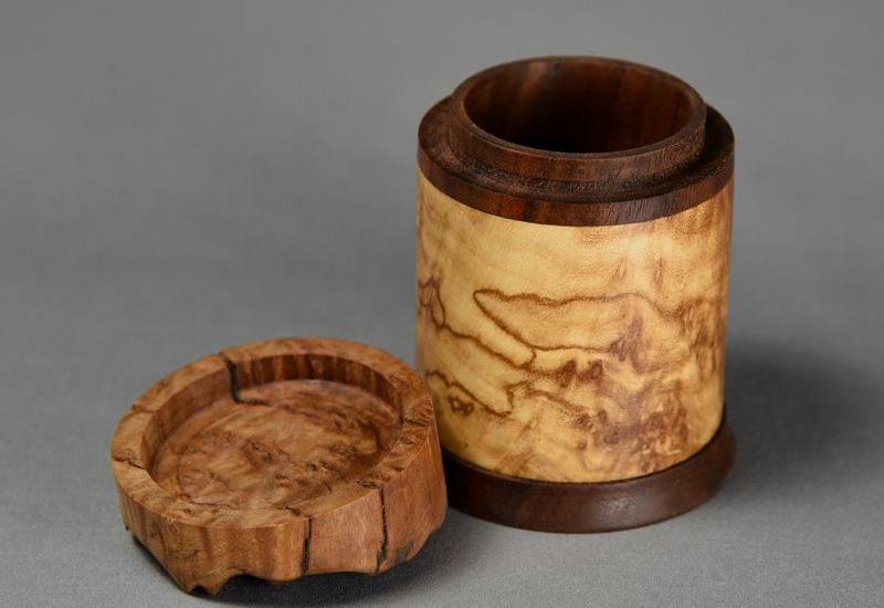 Bart - Walnut Maple Sleeved Box Open